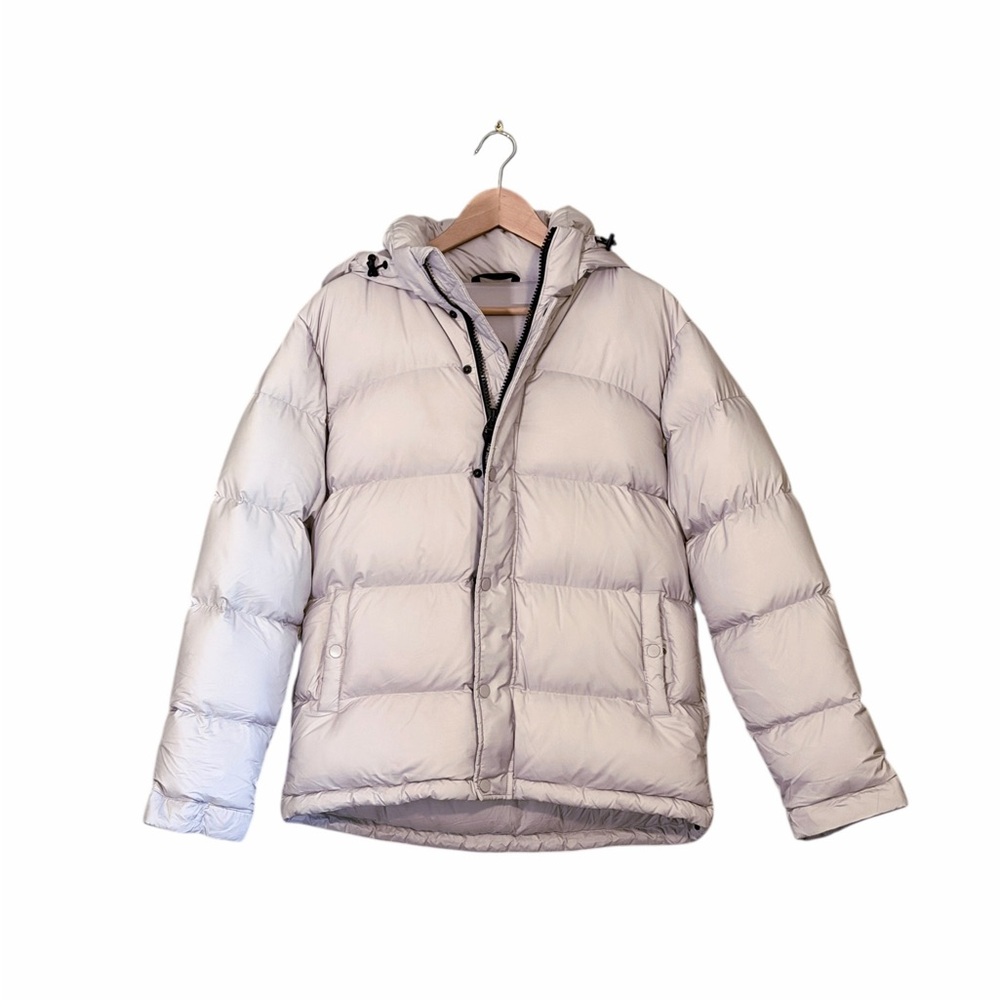 Aritzia Light Gray Puffer Jacket